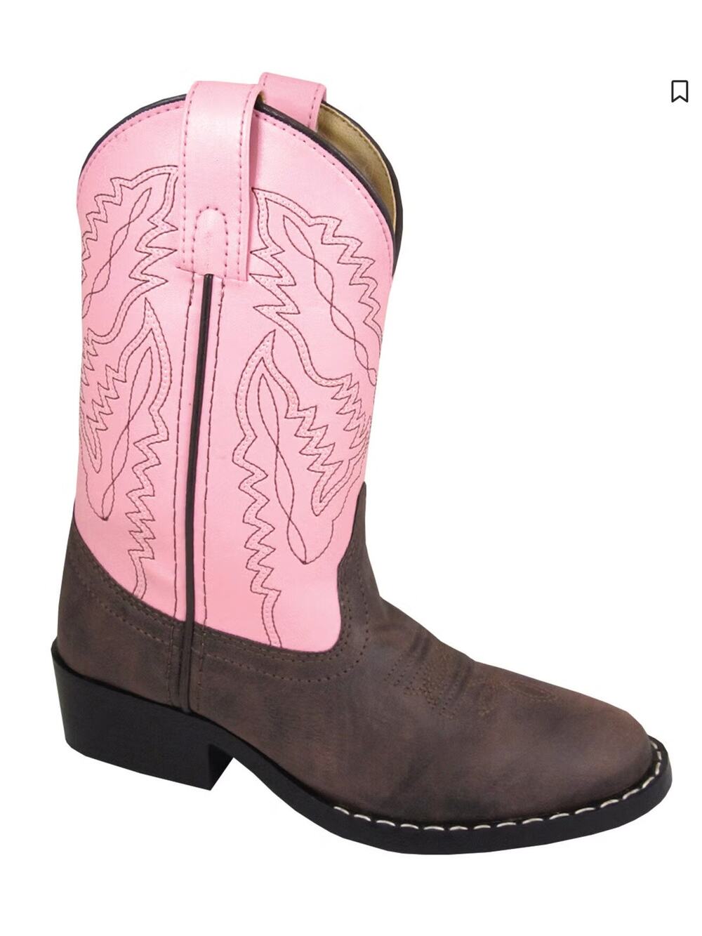 Smoky Mountain Monterey Pink & Brown Western Boots size 6